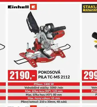 Baumax Pokosová pila einhell nabídka
