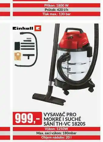 Baumax Vysavač pro mokré i suché vysávání nabídka