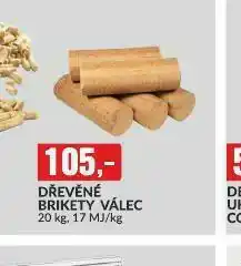 Baumax Dřevěné brikety válec nabídka