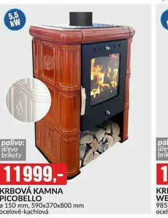 Baumax Krbová kamna picobello nabídka