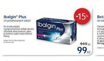 Benu Ibalgin plus nabídka