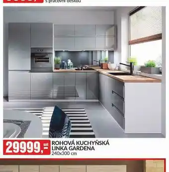 Baumax Rohová kuchyňská linka gardena nabídka
