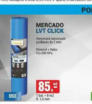 Baumax Podložka mercado lvt click nabídka