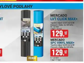 Baumax Podložka mercado lvt click max+ nabídka