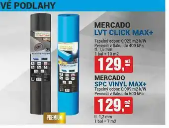 Baumax Podložka mercado spc vinyl max+ nabídka