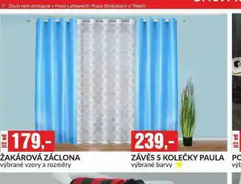 Baumax Závěs s kolečky paula nabídka