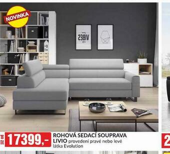 Baumax Rohová sedací souprava livio nabídka