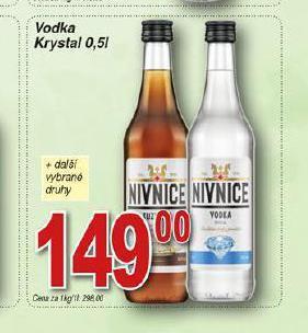 Hruška Vodka krystal nabídka