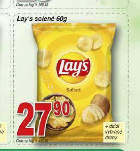 Hruška Lay´s solené nabídka