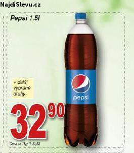 Hruška Pepsi 1,5l nabídka