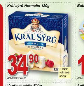 Hruška Král sýrů hermelín nabídka