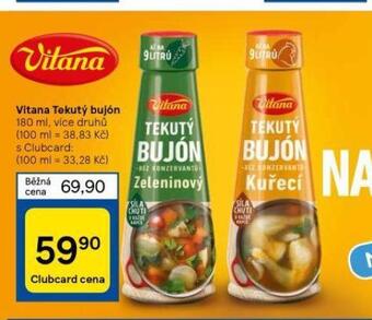 Tesco Vitana tekutý bujon nabídka