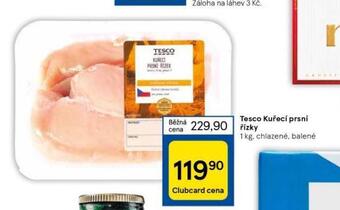 Tesco Kuřecí prsní řízky nabídka