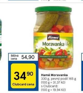 Tesco Hamé moravanka nabídka