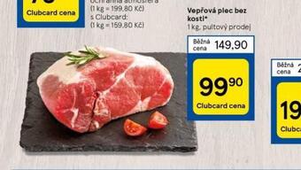 Tesco Vepřová plec bez kosti nabídka
