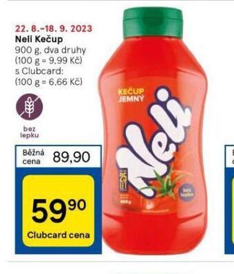 Tesco Neli kečup nabídka