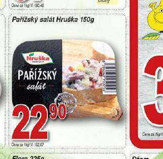 Hruška Pařížský salát hruška nabídka