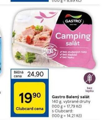 Tesco Gastro balený salát nabídka