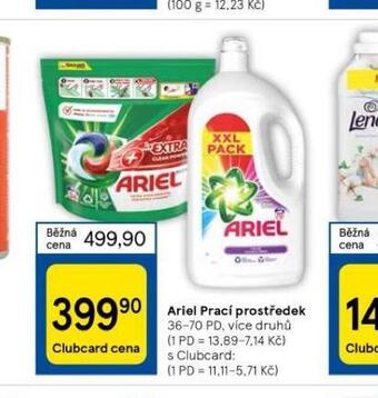 Tesco Ariel prací prostředek nabídka