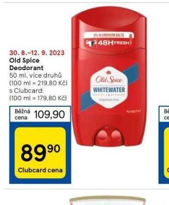 Tesco Old spice deodorant nabídka
