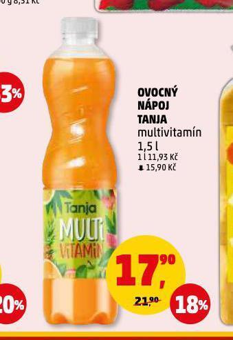 Penny Market Ovocný nápoj tanja nabídka