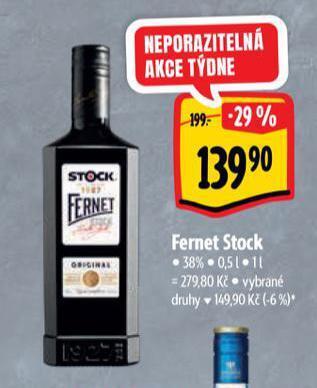 Albert Fernet stock nabídka