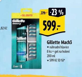 Albert Gillette mach3 holicí strojek nabídka