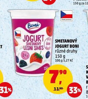 Penny Market Smetanový jogurt nabídka