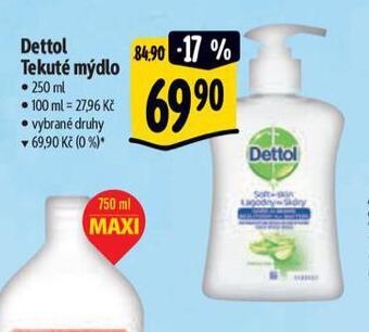 Albert Dettol tekuté mýdlo nabídka