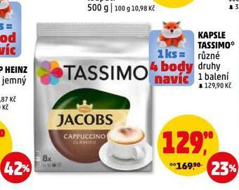 Penny Market Kávové kapsle tassimo nabídka