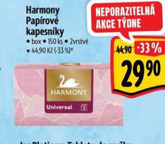 Albert Harmony papírové kapesníky nabídka