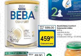 Tesco Nestlé beba comfort kojenecké mléko nabídka