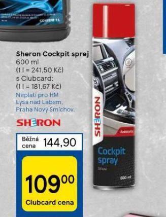 Tesco Sheron cockpit sprej nabídka