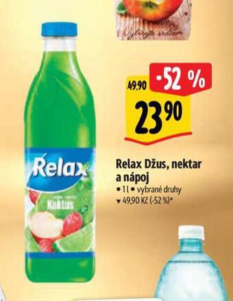 Albert Relax džus, nektar a nápoj nabídka