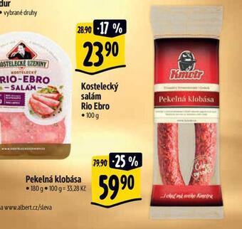 Albert Pekelná klobása nabídka
