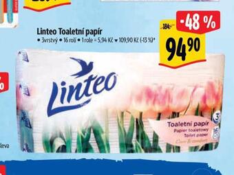 Albert Linteo toaletní papír nabídka