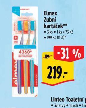 Albert Elmex zubní kartáček nabídka