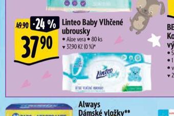 Albert Linteo baby vlhčené ubrousky nabídka