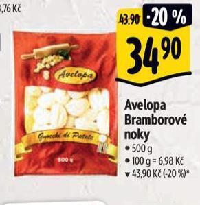 Albert Avelopa bramborové noky nabídka