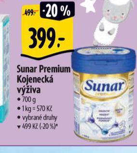 Albert Sunar kojenecká výživa nabídka