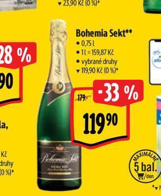 Albert Bohemia sekt nabídka