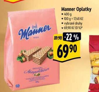 Albert Manner oplatky nabídka