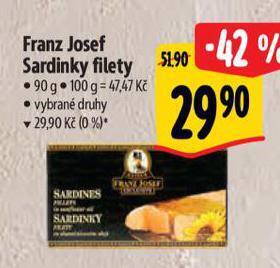 Albert Franz josef sardinky nabídka