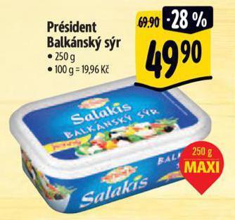 Albert Président balkánský sýr nabídka