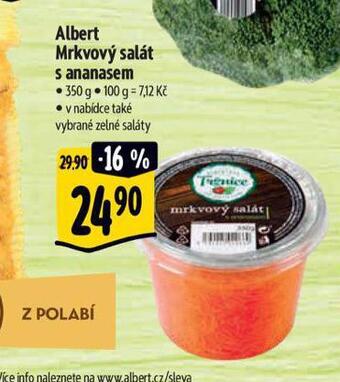 Albert Mrkvový salát s ananasem nabídka