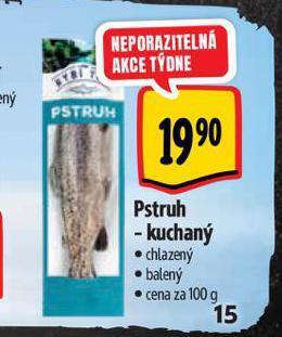 Albert Pstruh kuchaný nabídka