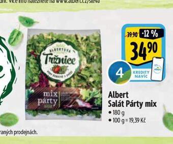 Albert Salát párty mix nabídka