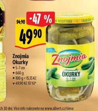 Albert Znojmia okurky nabídka