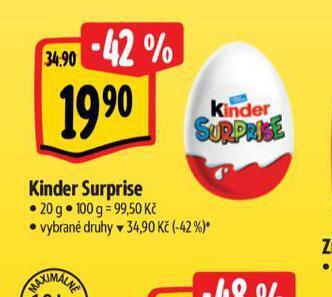 Albert Kinder surprise nabídka