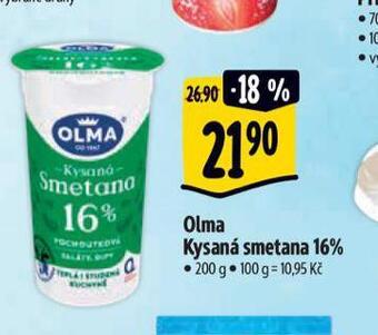 Albert Olma kysaná smetana nabídka